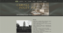 Desktop Screenshot of cfoleylaw.com
